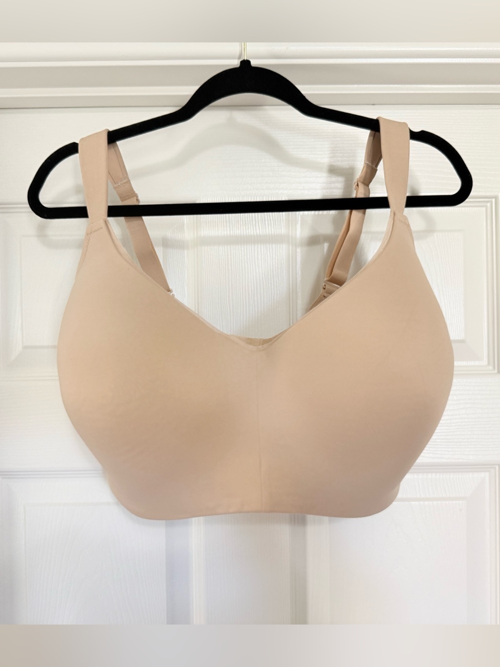 Auden 44DDD Lightly Lined Wirefree Bra Nude Beige